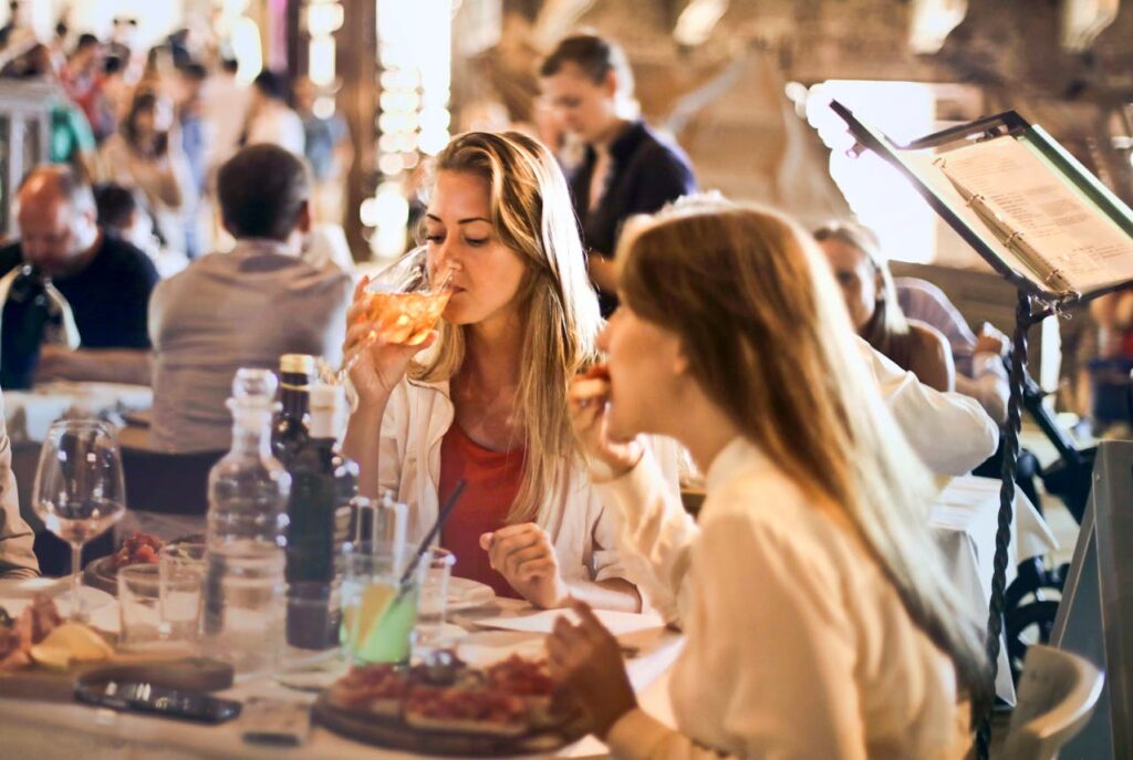 service à table